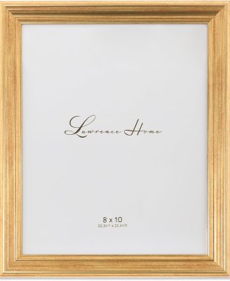 Lawrence Frames 536280 Sutter Gold 8x10 Picture Frame